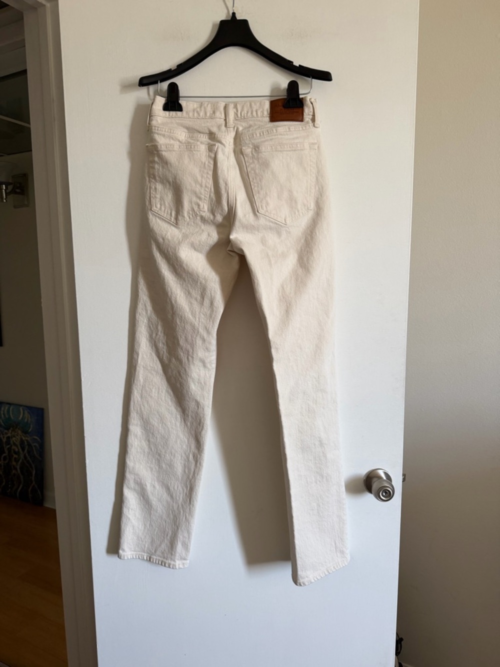 Abercrombie & Fitch Men’s White A&F Vintage Stretch 90’s Straight Jeans - Picture 10 of 13